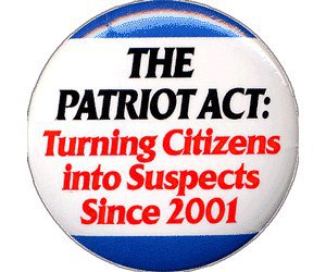 patriot act button