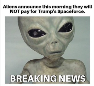 aliens won't pay for space force
