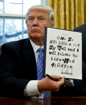trump wall kidnapped children